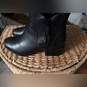 Cole Haan Black Leather Ankle Booties